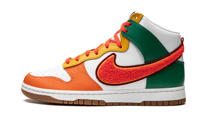 Nike Dunk Dunk Hi Retro University 'Habanero Red'